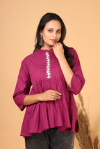 Women’s Printed Cotton short Top