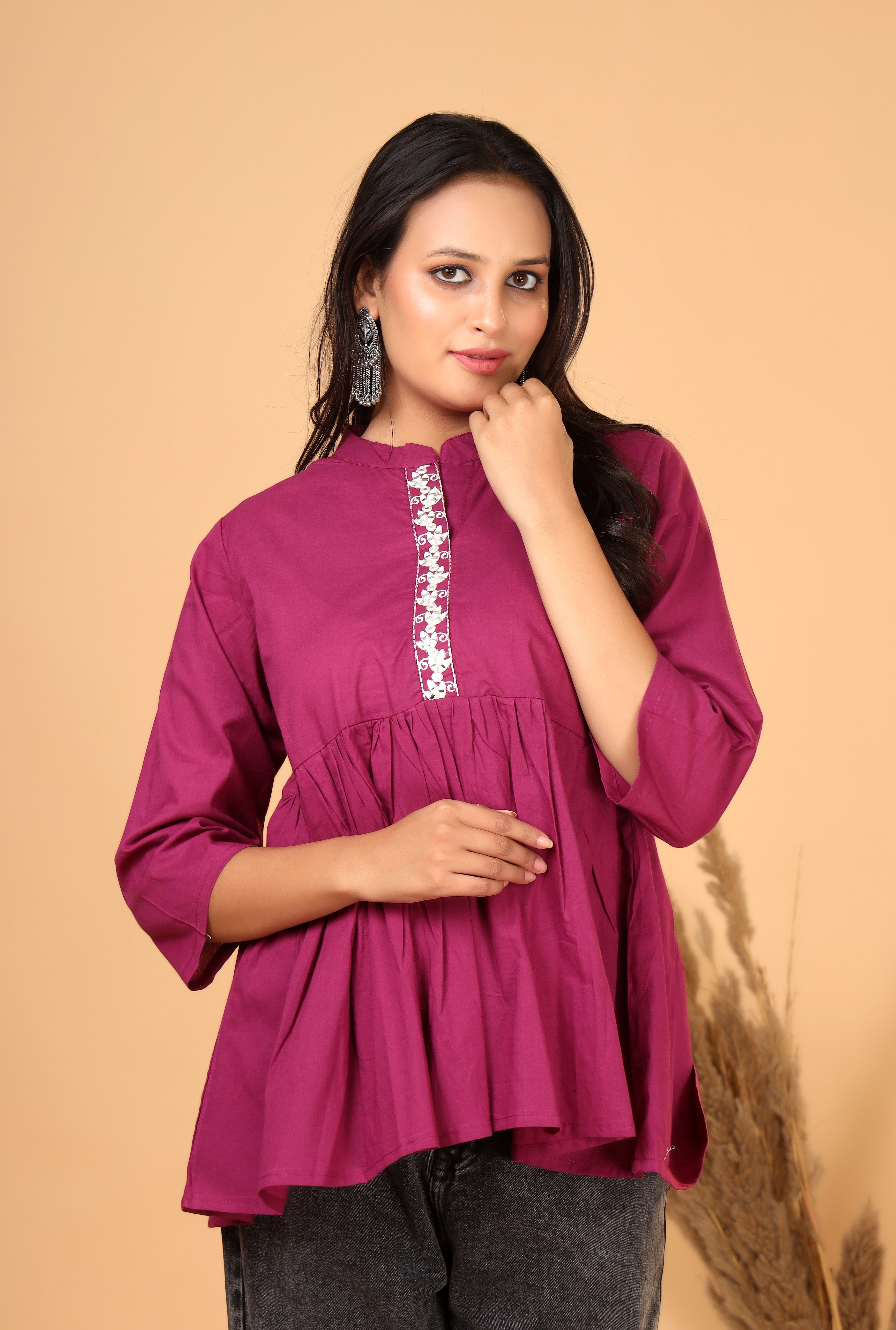 Women’s Printed Cotton short Top