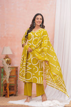 Elegant Comfort Cotton Kurta Set with Embroidery Details