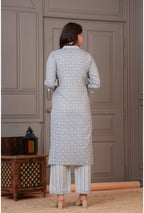 Viscose Foil Print Long Co-ord Set