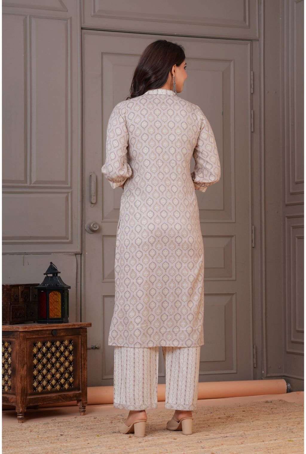 Viscose Foil Print Long Co-ord Set