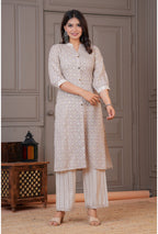 Viscose Foil Print Long Co-ord Set