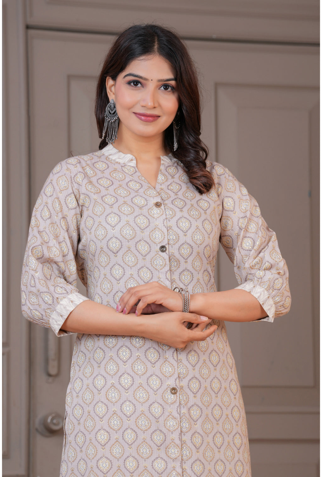 Viscose Foil Print Long Co-ord Set