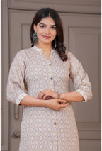 Viscose Foil Print Long Co-ord Set