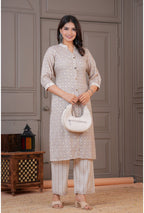 Viscose Foil Print Long Co-ord Set