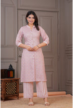 Viscose Foil Print Long Co-ord Set