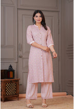 Viscose Foil Print Long Co-ord Set