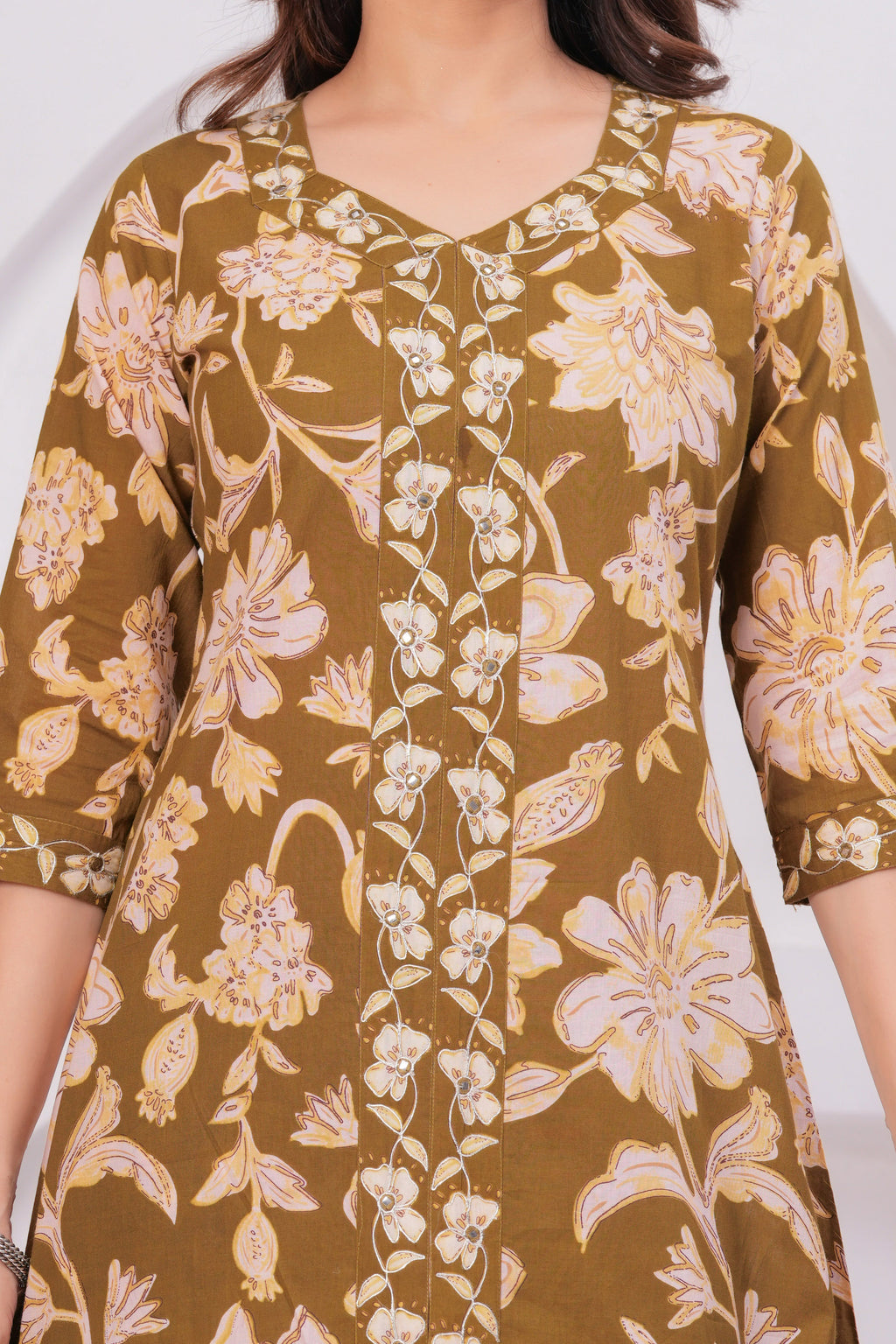 Classic Jaipuri Cotton Suit – 60×60 Fabric with Elegant Embroidery