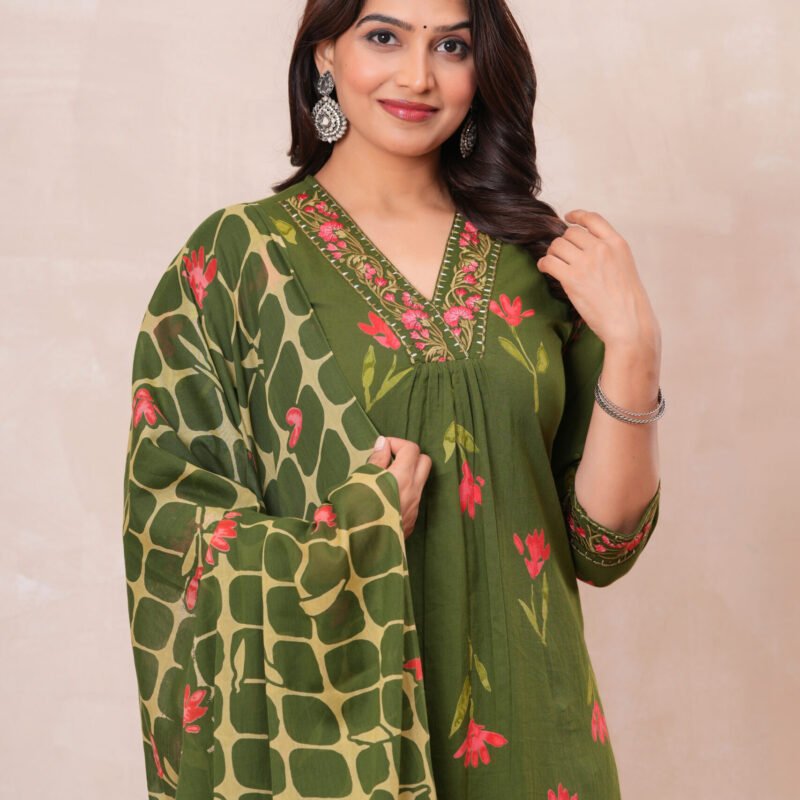 Three Piece Cotton Suit